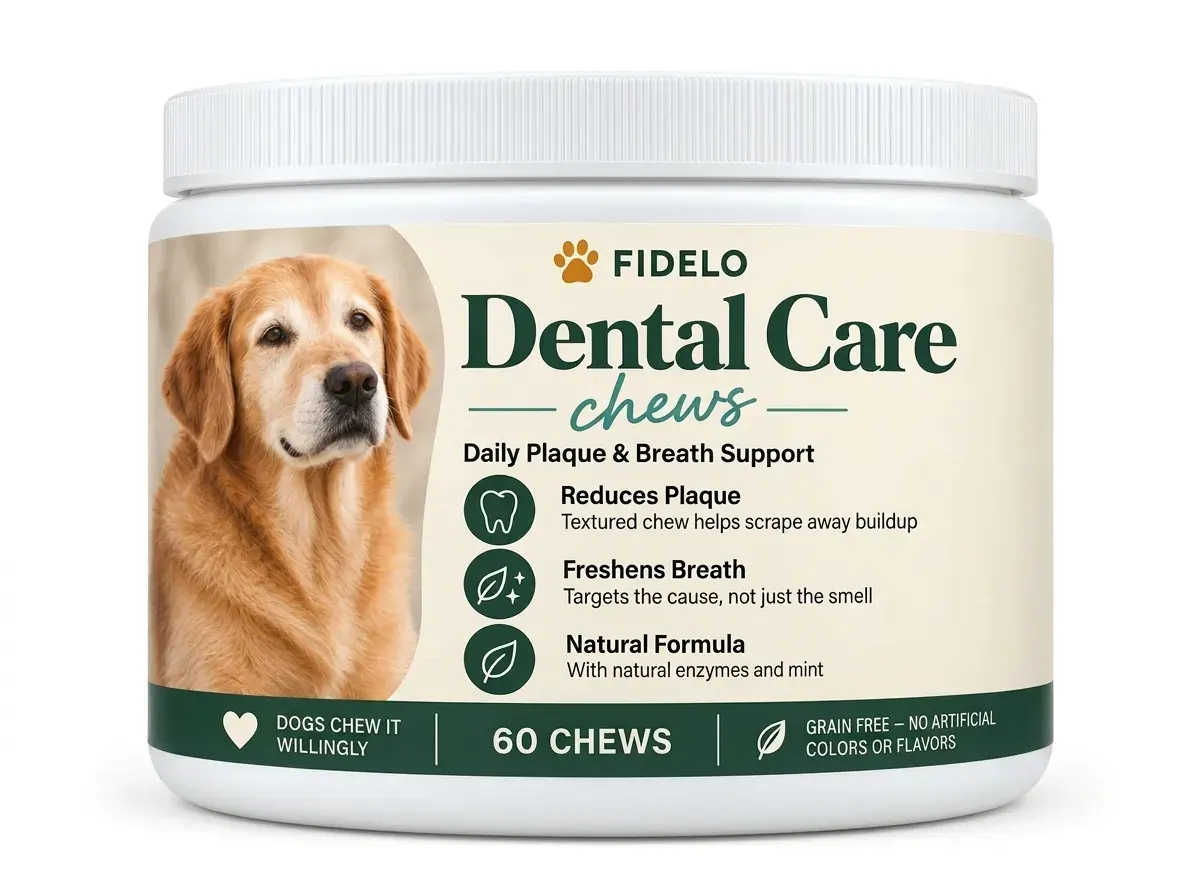 Fidelo Dental Care Chews tub
