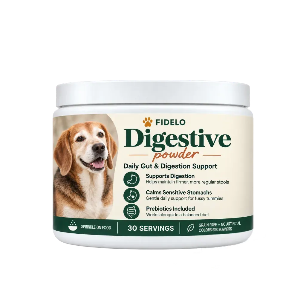 Fidelo Digestive Probiotic Powder tub